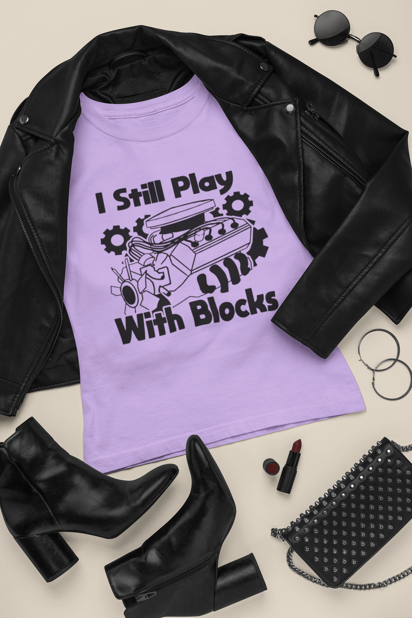 I Still Play with Blocks Tee