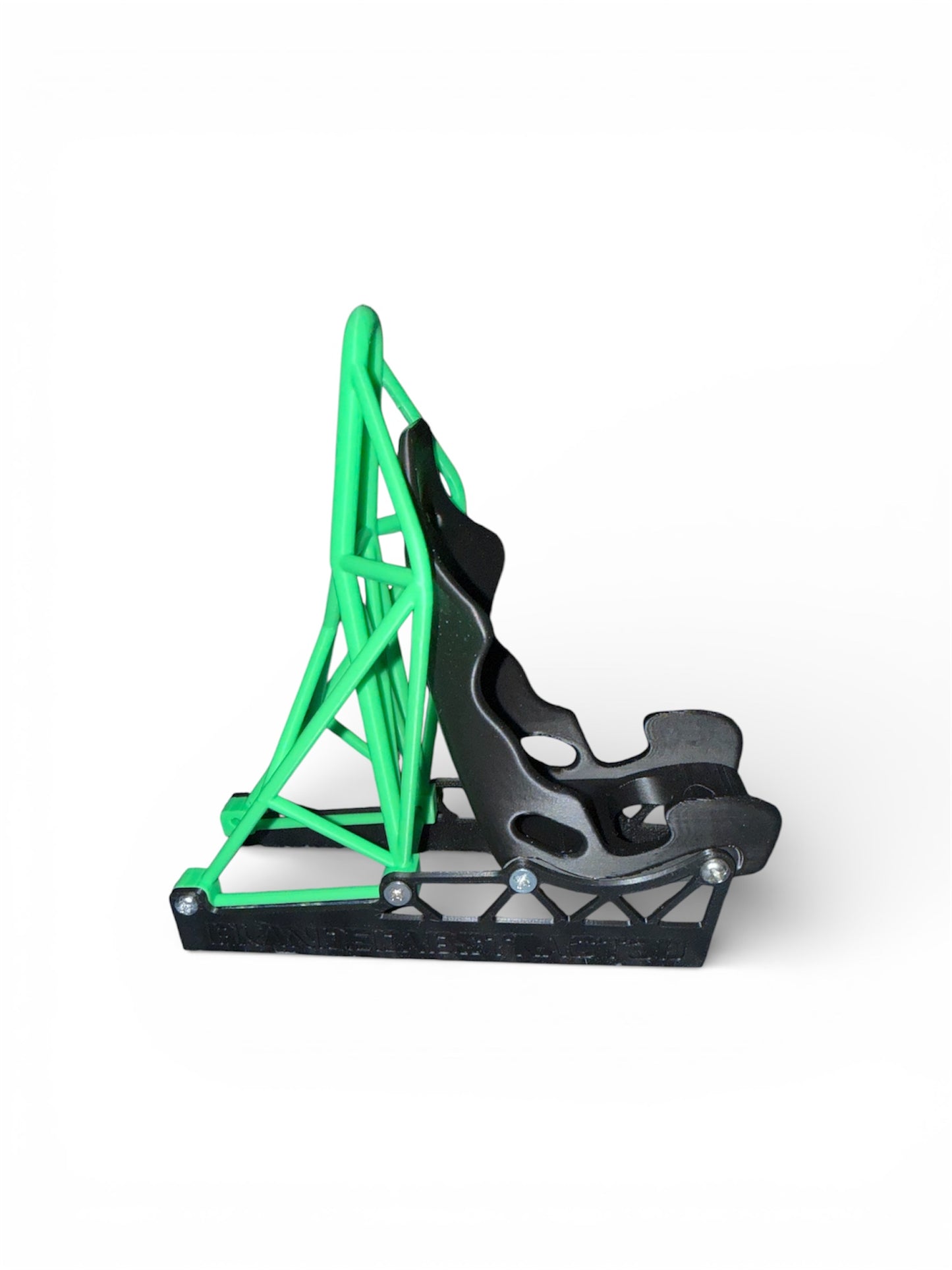 Roll Cage–Style Racing Seat Phone Holder